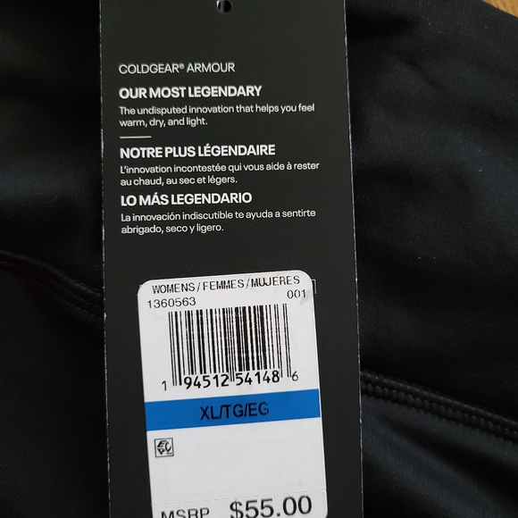 Women's Under Armour Compression Leggings size XL - Picture 4 of 4